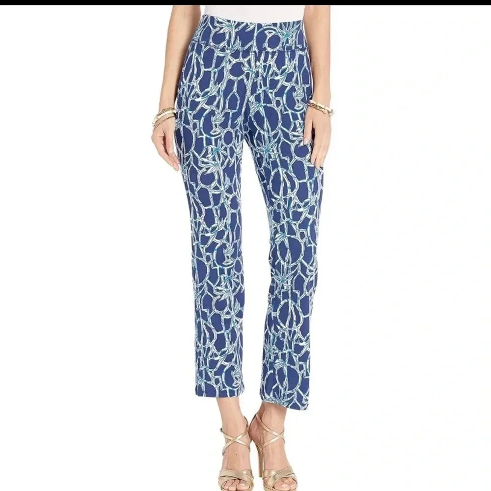 ! Lilly Pulitzer Loralee Pants Lucky Bamboo Size Small